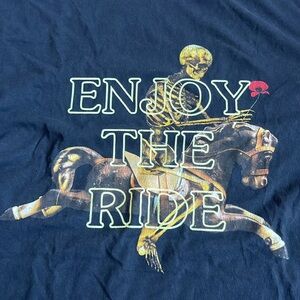 Ultra Rare Travis Scott Astroworld Enjoy‎ The Ride Shirt - Size X Large Black